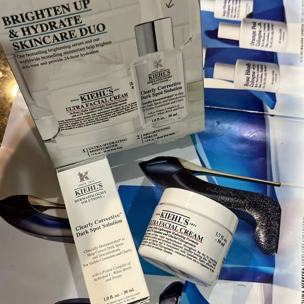 Kiehl's brighten babes set dark spot corrector 30ml + ultra facial cream 50ml